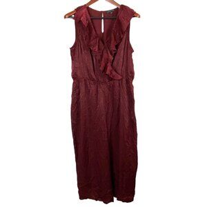 Signature Studio Merlot Color Jumpsuit Size XL